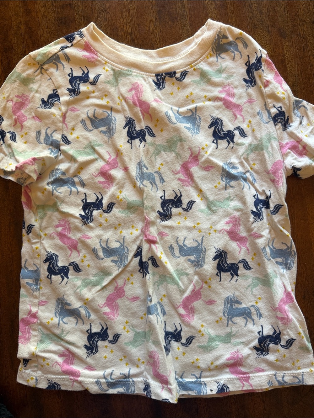 Kids Unicorn Top - White with Pink, Blue, Mint kids items BOGO!